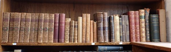 A COLLECTION OF LEATHER-BOUND BOOKS
