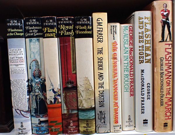 GEORGE MACDONALD FRASER:  A COLLECTION OF 'FLASHMAN' FIRST EDITIONS