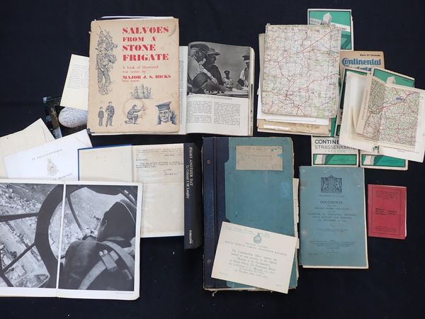 A COLLECTION OF WWII AND LATER EPHEMERA