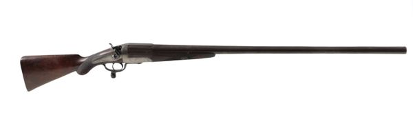 AN 8 BORE SINGLE BARREL HAMMER GUN