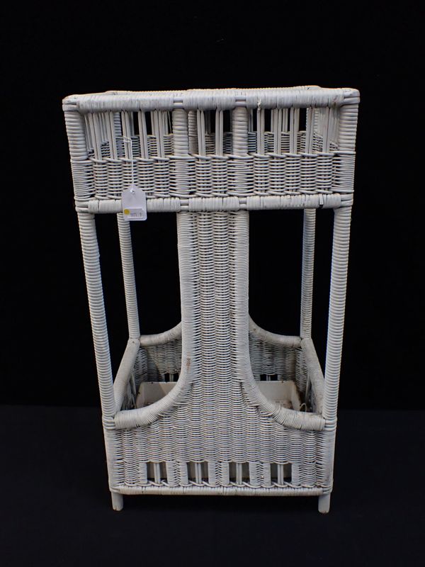 A SECCESSIONIST STYLE RATTAN STICK STAND