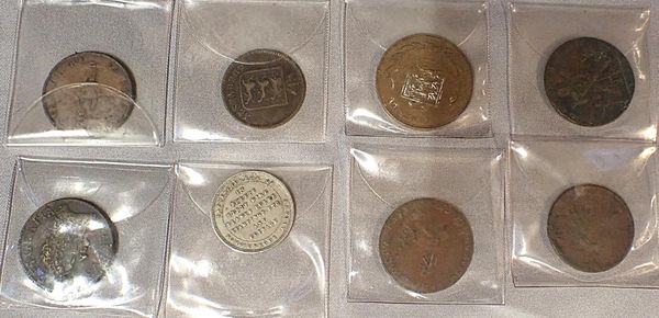 A DR SAMUEL JOHNSON HALF PENNY TOKEN