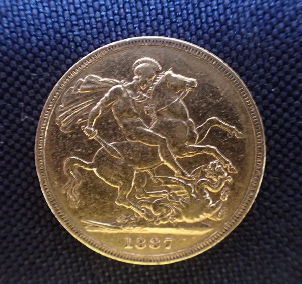 1887 GOLD SOVEREIGN