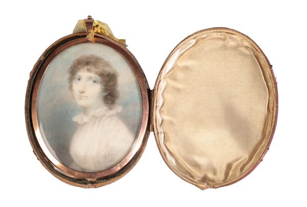 ENGLISH SCHOOL, circa 1806 A portrait miniature of Elizabeth Clark Hutchings (née Savery)