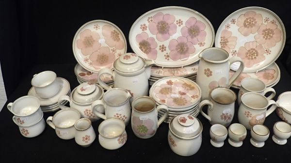 A PART DINNER AND TEA SERVICE DENBY STONEWARE