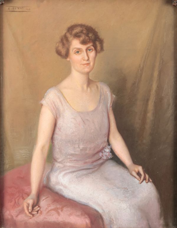 ANDRE ASTOUL (1886-1950) A portrait of a lady