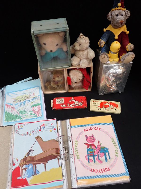 A 'MUFFIN THE MULE' ROWNEY PAINT BOX, BOXED