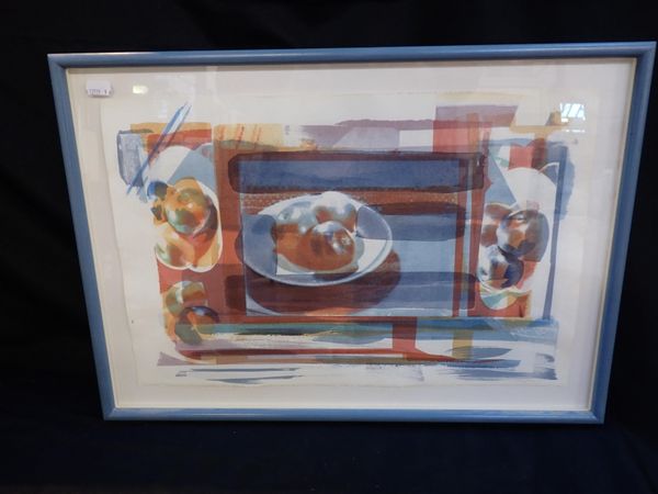 INDISTINCTLY SIGNED, 20th CENTURY:  STILL LIFE