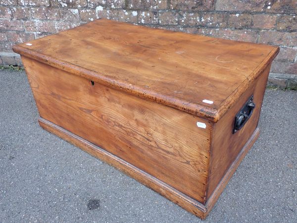A 19th CENTURY ELM TRUNK