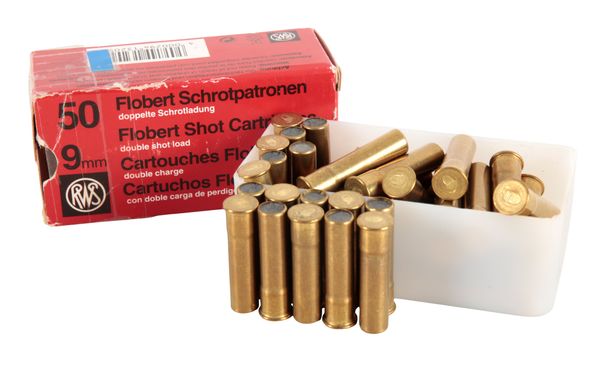 A QUANTITY OF DYNAMITE NOBEL 9MM AMMUNITION