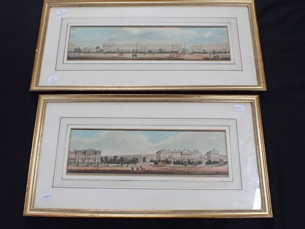 A PAIR OF 19th CENTURY PANORAMIC LONDON VIEWS
