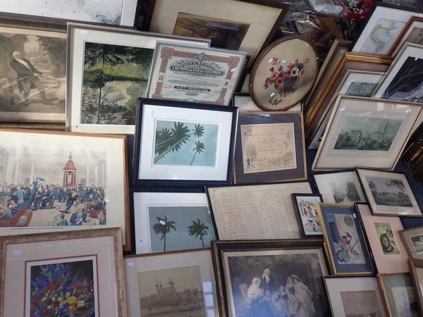 A QUANTITY OF PRINTS