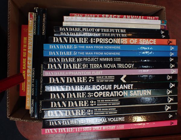 A COLLECTION OF DAN DARE BOOKS