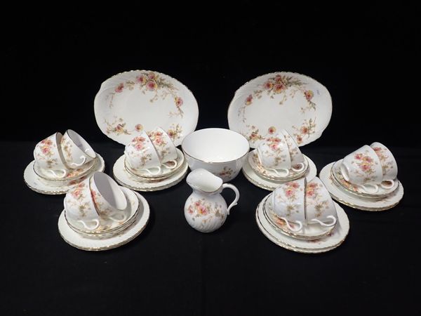 AN EDWARDIAN DOULTON BURSLEM TEASET