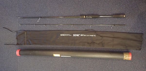 SONIK SK4: A TWO PIECE SPINNING ROD