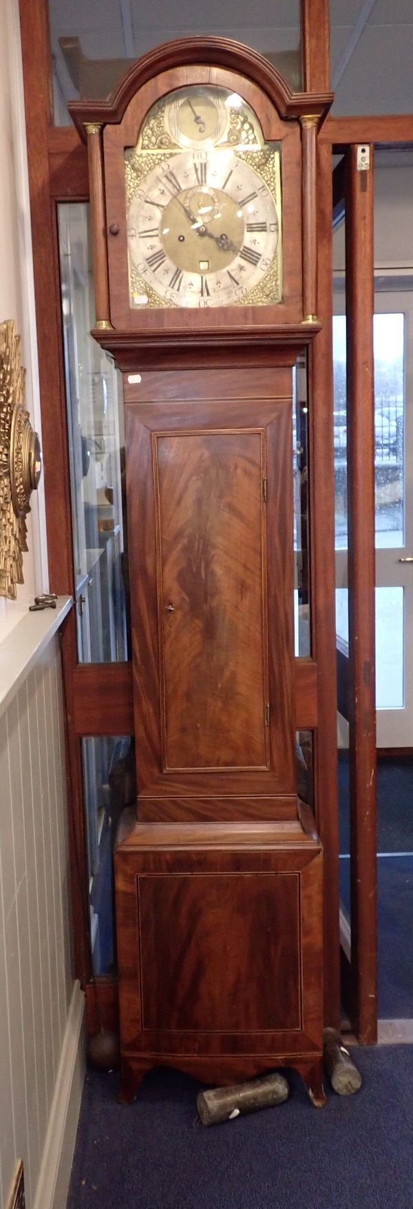 A 19th CENTURY EIGHT-DAY LONGCASE CLOCK