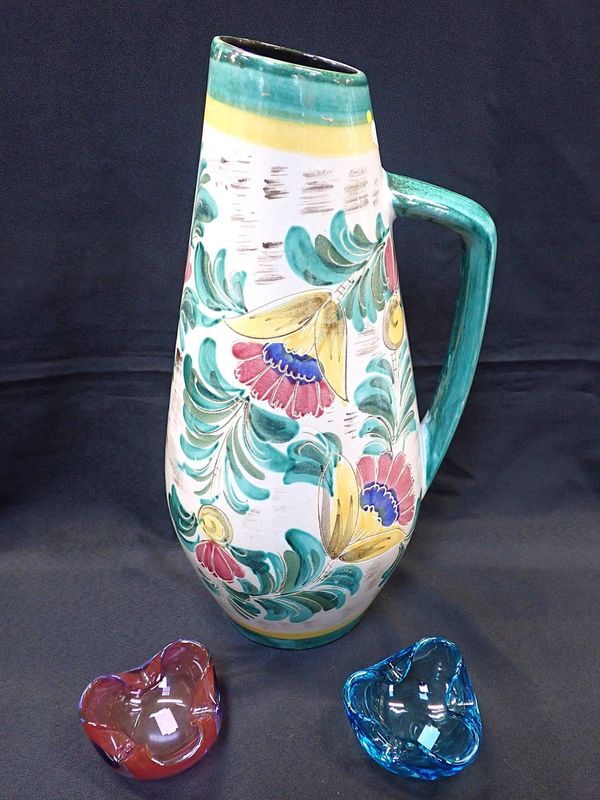 A LARGE MID-CENTURY WEST GERMAN POTTERY VASE