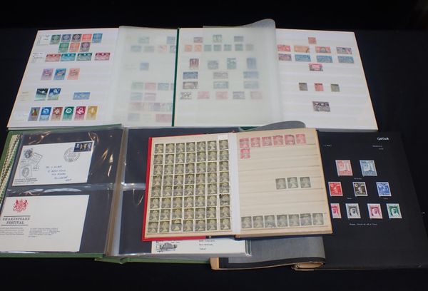 GB AND COMMONWEALTH STAMPS IN FIVE VOLUMES