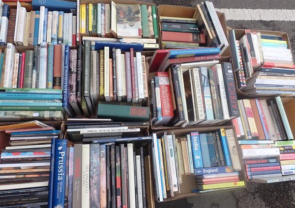 A LARGE QUANTITY OF BOOKS