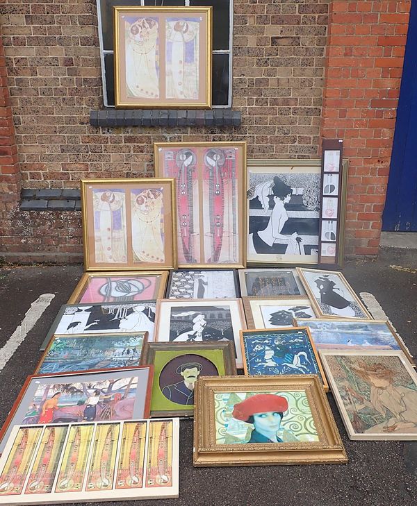 A QUANTITY OF FRAMED PRINTS