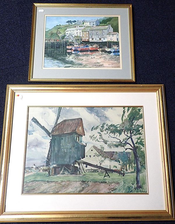 ALFRED FRANK (1884 - 1945); BOCKWINDMUHLE