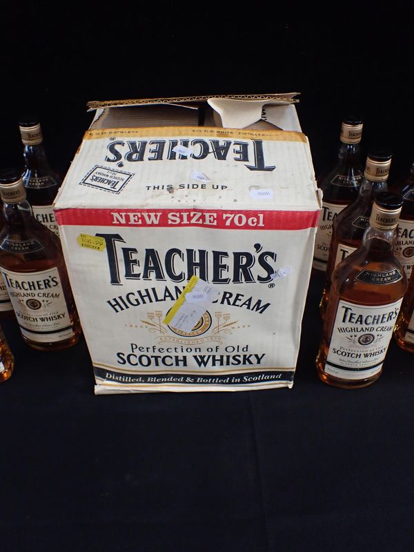 TWO CASES OF TEACHERS HIGHLAND CREAM BLENDED SCOTCH WHISKY