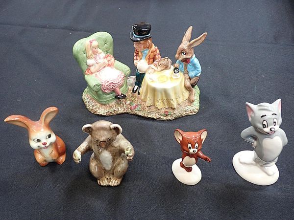 BESWICK: THE MAD HATTER'S TEA PARTY