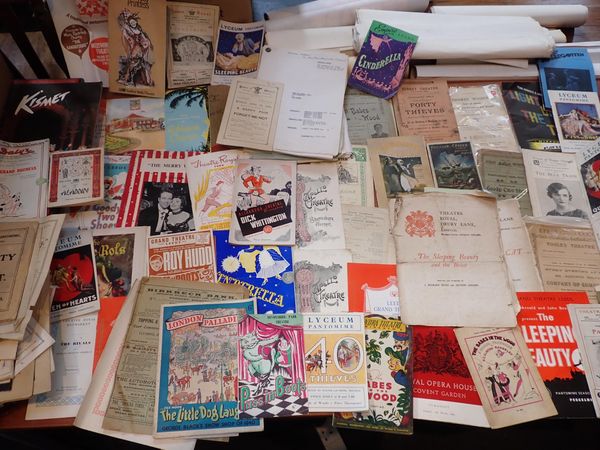 A COLLECTION OF PANTOMIME EPHEMERA
