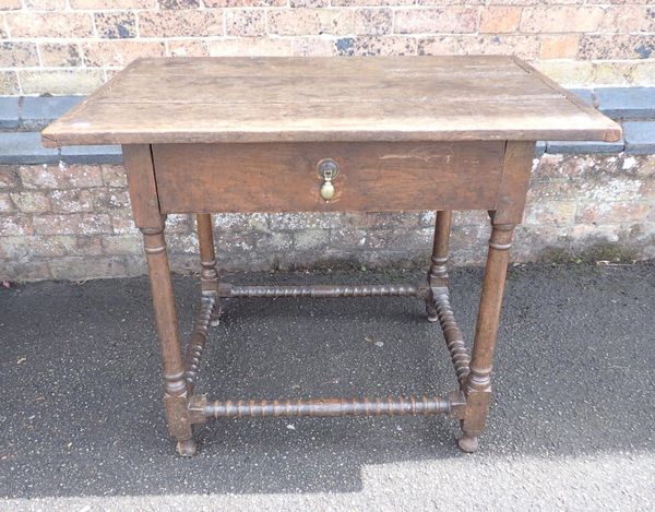 A LATE 17th CENTURY SIDE TABLE