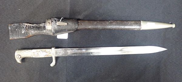 A GERMAN NAZI POLICE DAGGER/BAYONET