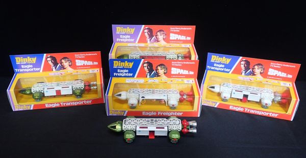 DINKY TOYS 'SPACE:1999' EAGLE TRANSPORTER AND EAGLE FREIGHTER