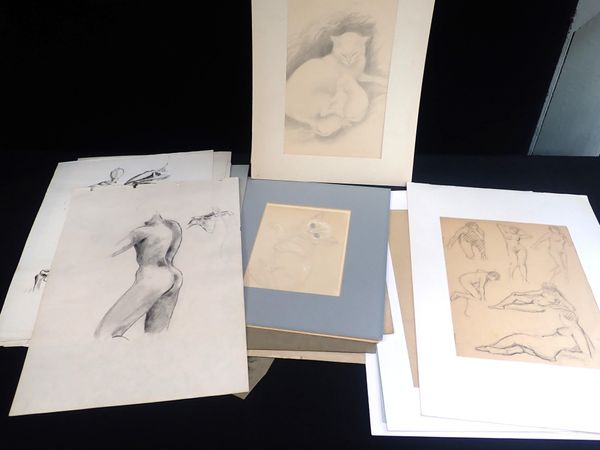 COLLECTION OF FIGURE AND ANIMAL STUDIES