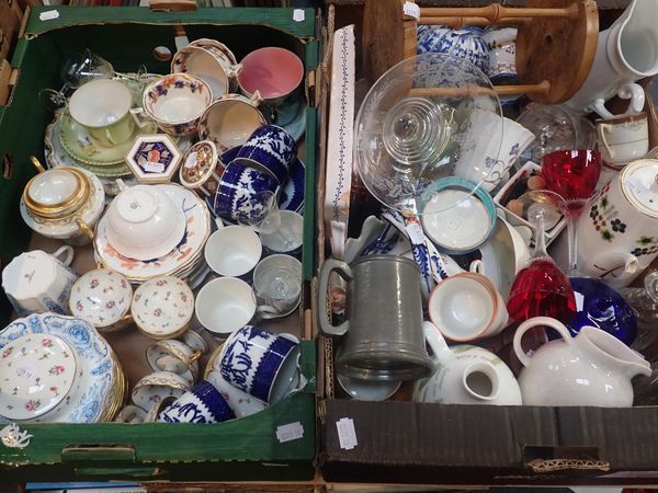 A 19th CENTURY WEDGWOOD BREAKFAST TEA CUP AND SAUCER