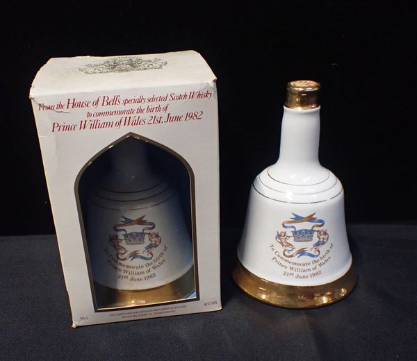 TWO BELL'S WHISKY DECANTERS, WITH CONTENTS