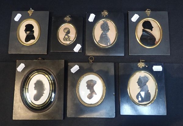 A COLLECTION OF EARLY 19th CENTURY SILHOUETTES