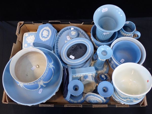 A COLLLECTION OF JASPERWARE