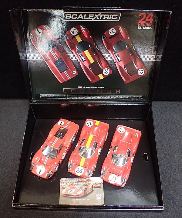 SCALEXTRIC LEGENDS '1976 LE MANS' TRIPLE PACK