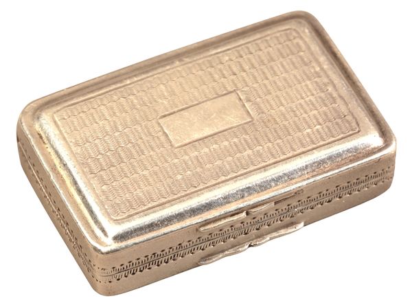 A WILLIAM IV SILVER VINAIGRETTE