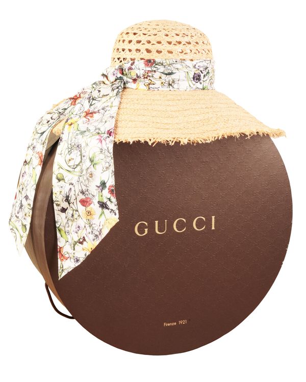 GUCCI: A LADIES SUMMER STAW HAT