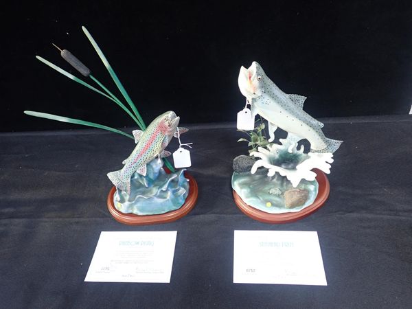 TROUT TREASURES SCULPTURE COLLECTION, FRANZ DUTZLER