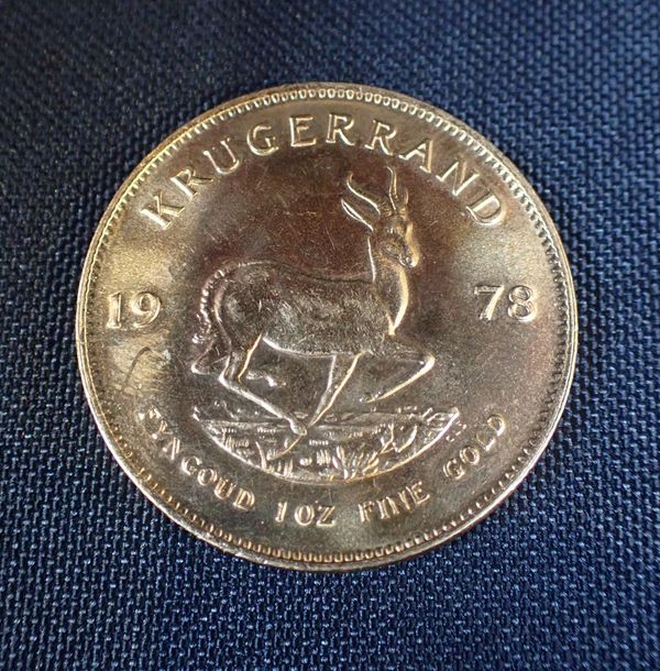 A 1978 GOLD KRUGERAND