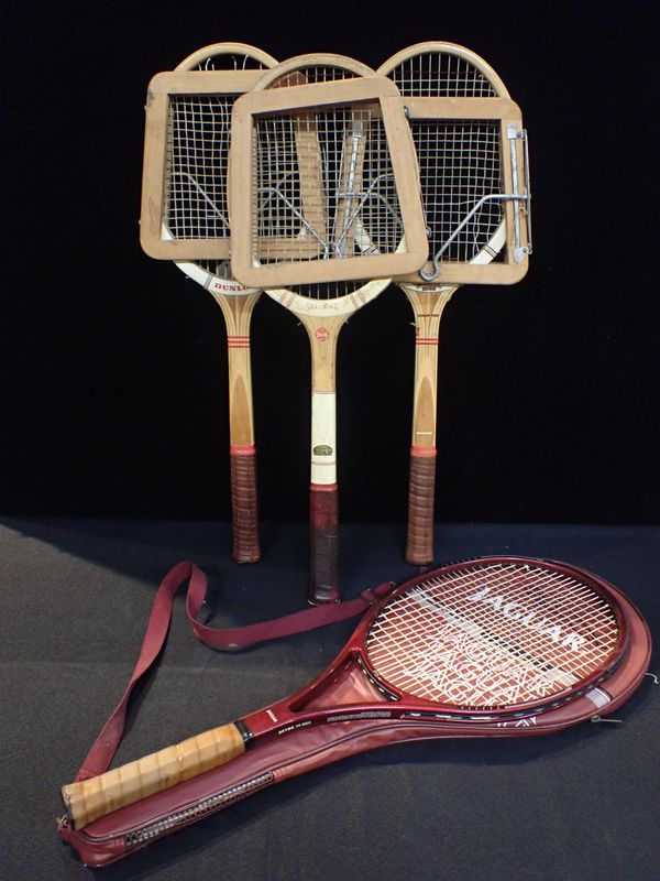 FOUR TENNIS RACQUETS