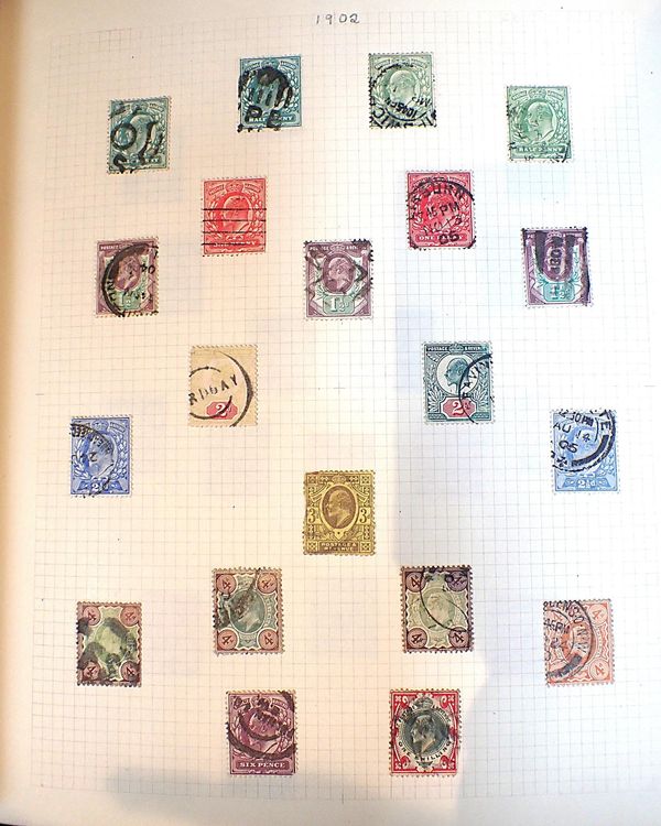 A STAMP ALBUM OF GB AND COMMONWEALTH STAMPS