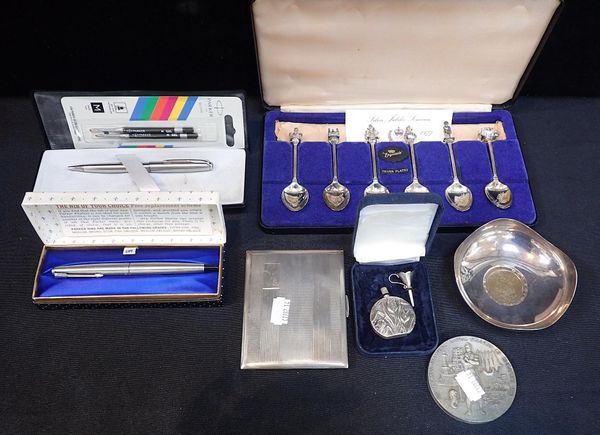 A GEORGE V SILVER CIGARETTE CASE