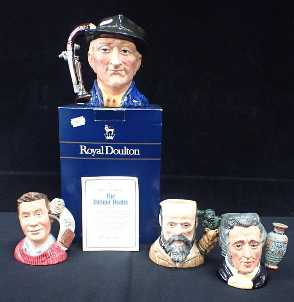 ROYAL DOULTON AND KEVIN FRANCIS ANTIQUE COLLECTOR TOBY JUG