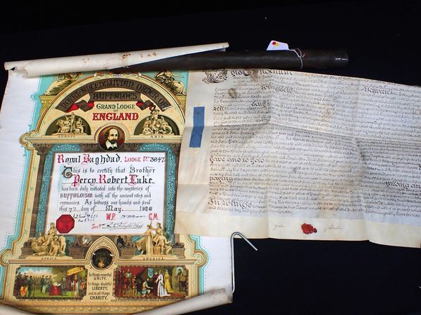 A 1739 PARCHMENT INDENTURE