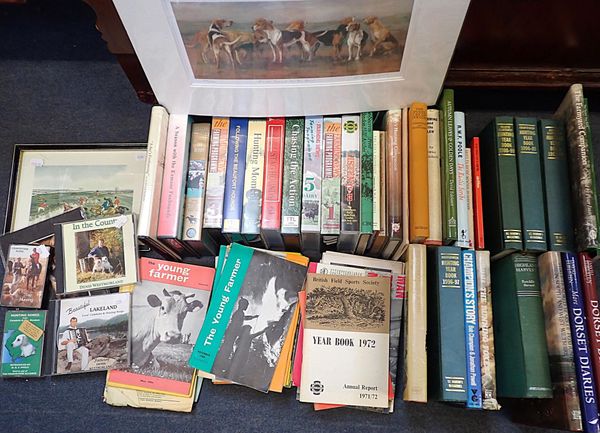 A COLLECTION OF FOXHUNTING BOOKS