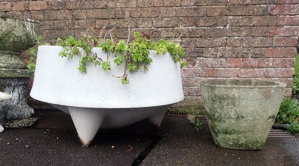 A LARGE MODERNIST GARDEN PLANTER