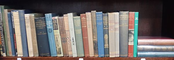 A COLLECTION OF BOOKS ON ARCHITECTURE