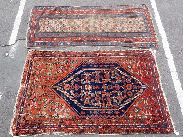 TWO TRIBAL RUGS